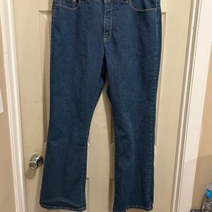 Lee Platinum Label Blue Straight Leg Jeans Classic Style - size 14 short